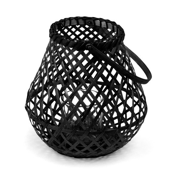 Lanterna di bambù nera Lanterna di bambù, ⌀ 25 cm - Compactor-image-4