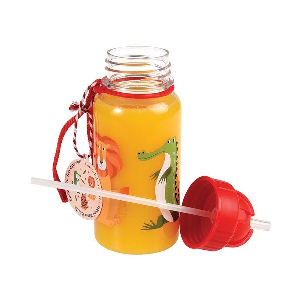 Bottiglia per bambini rossa in tritolo 500 ml Colourful Creatures – Rex London-image-2