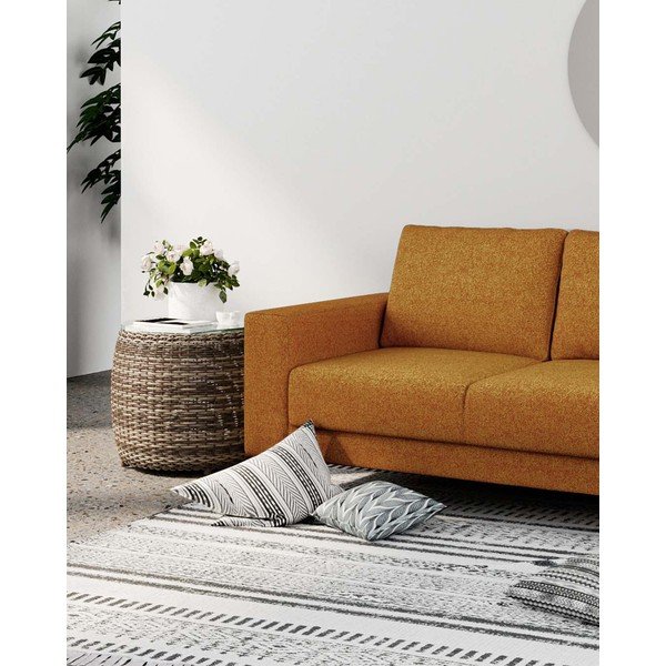 Divano arancione 233 cm Fynn - Ghado-image-1