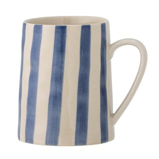 Tazza in gres bianco e blu da 440 ml Begonia - Bloomingville