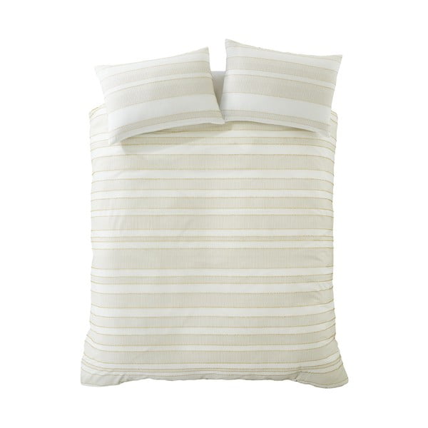 Biancheria da letto in cotone beige 200x135 cm Cairns - Pineapple Elephant