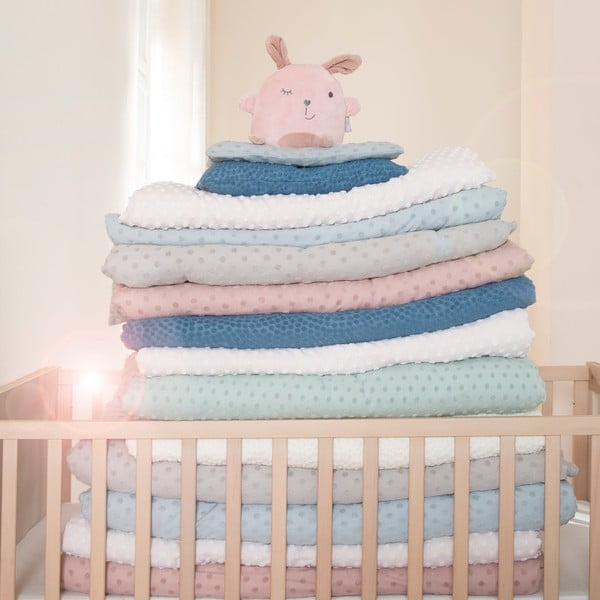 Coperta per bambini beige in misto cotone 80x80 cm Frosty Almond – Roba-image-4