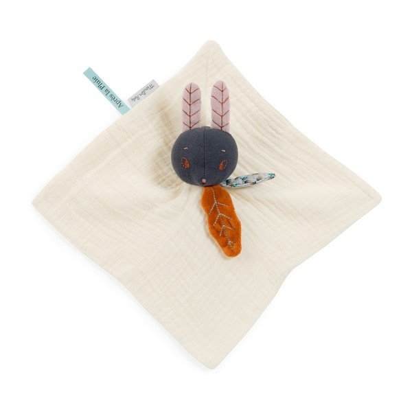 Materassino in crema Rabbit Lune - Moulin Roty-image-1