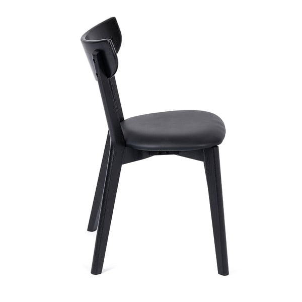 Sedie da pranzo in rovere nero Arch - Bonami Essentials-image-1