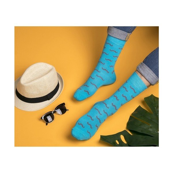 Sada 5 párů ponožek Funky Steps Blues, velikost 39 – 45-image-3