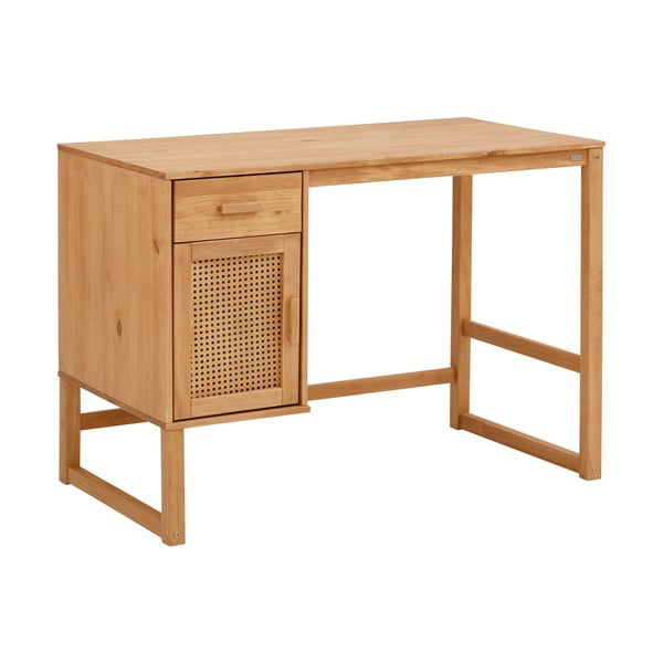 Tavolo da lavoro in legno di pino 60x110 cm Jolene - Støraa-image-1