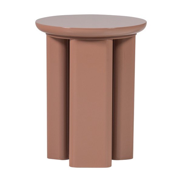 Tavolino rotondo lucido ø 40 cm Orivo – WOOOD