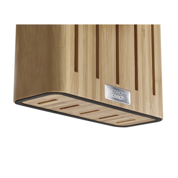 Set di coltelli con lama in acciaio inox e supporto 5 pz Elevate Bamboo – Joseph Joseph-image-3