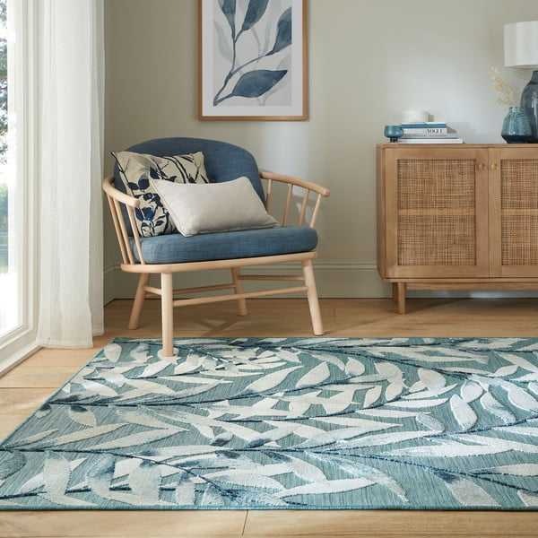 Tappeto blu per esterni 200x290 cm Willow - Flair Rugs-image-1