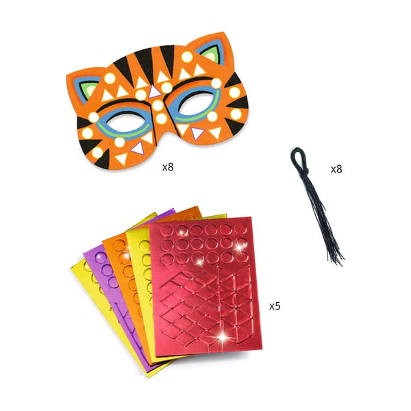 Set creativo Animal Party Masks - Djeco-image-2