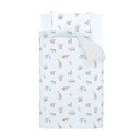 Lenzuola in cotone per neonati 150x120 cm Zoo Animals - Bianca
