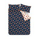 Set copripiumino e federa blu e arancione per letto matrimoniale 200x200 cm Halloween Pumpkins – Catherine Lansfield