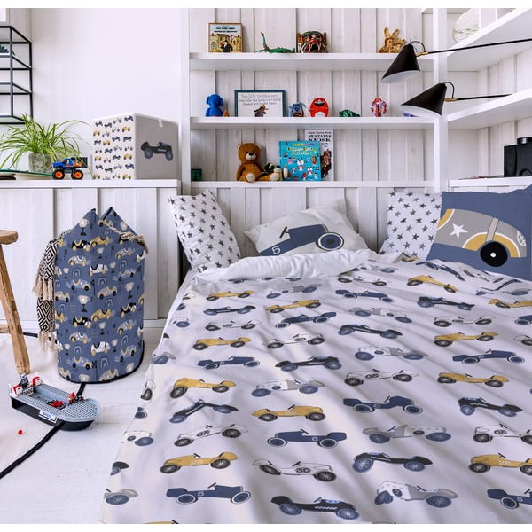 Biancheria da letto per bambini in cotone sateen , 100 x 130 cm Ralley - Butter Kings-image-1