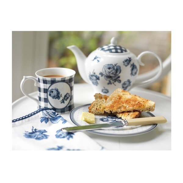 Porcelánový hrnek s podšálkem Creative Tops Vintage Indigo, 200 ml-image-2