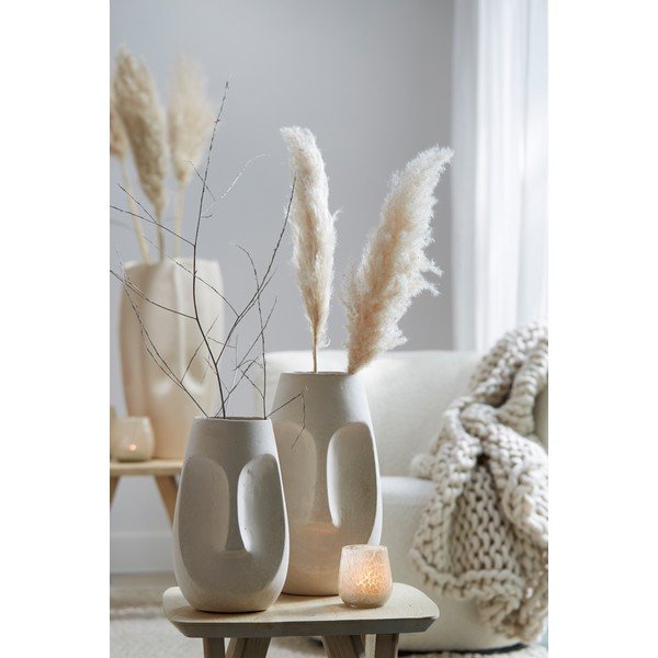 Vaso bianco Face - Light & Living-image-1