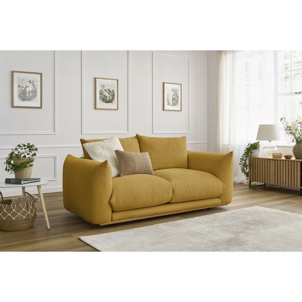 Divano giallo 193 cm Ernest – Bobochic Paris-image-1