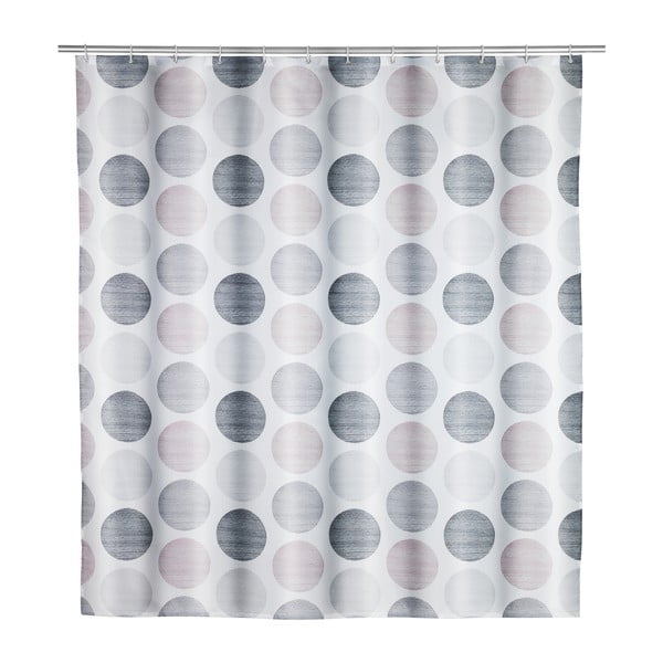 Tenda da doccia 180x200 cm Pastel Dots - Wenko