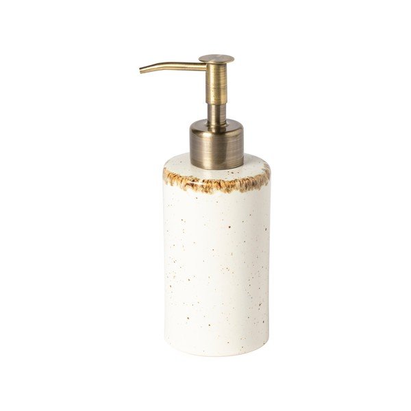 Dispenser per sapone color crema in gres Toscana Bath – Casafina