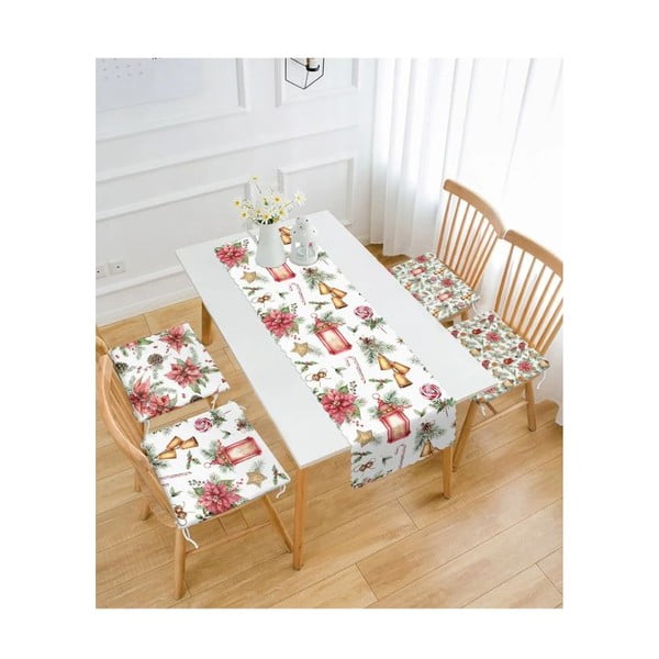 Set di runner e cuscini per sedie 5 pz Lantern – Mila Home-image-1