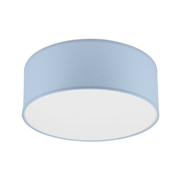 Lampada da soffitto blu con paralume in tessuto ø 35 cm Vivian - LAMKUR-image-1