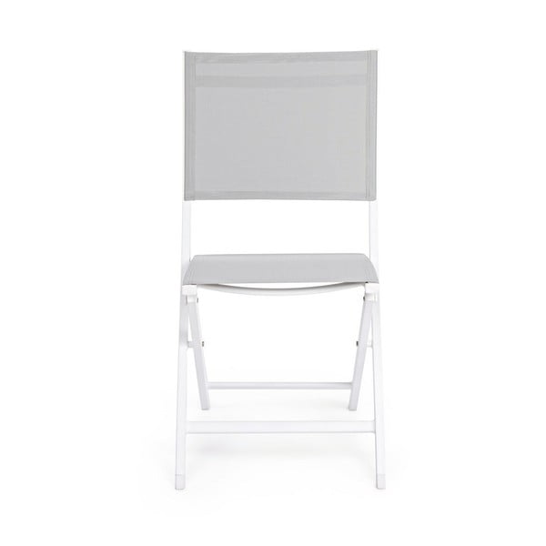 Sedia da esterno bianca in metallo Elin   – Bizzotto-image-2