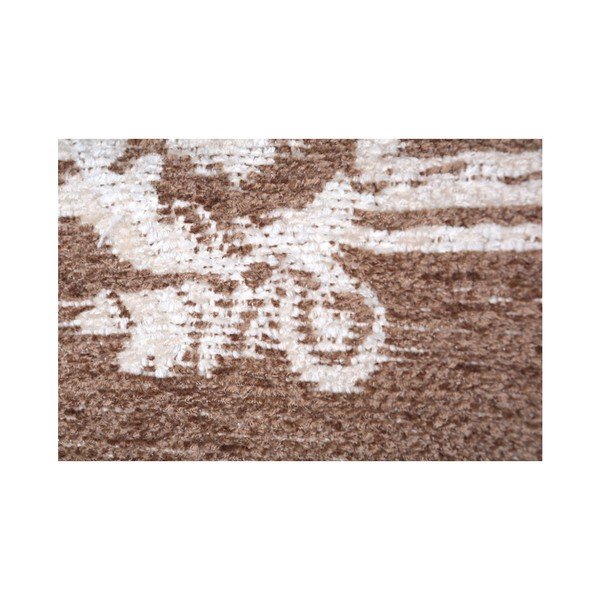 Oboustranný bílo-hnědý koberec Vitaus Ally, 77 x 200 cm-image-3
