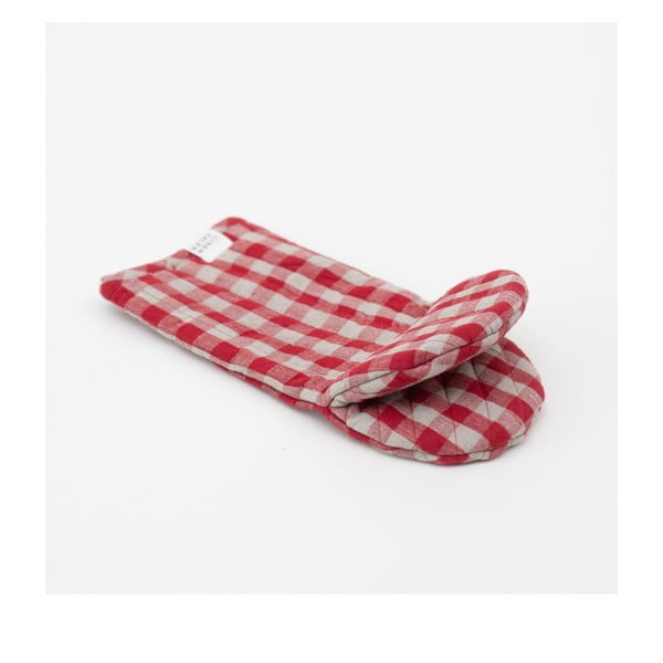 Presina in lino Red Gingham - Linen Tales