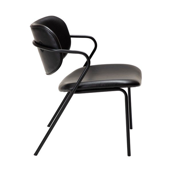 Poltrona in similpelle nera Zed - DAN-FORM Denmark-image-2
