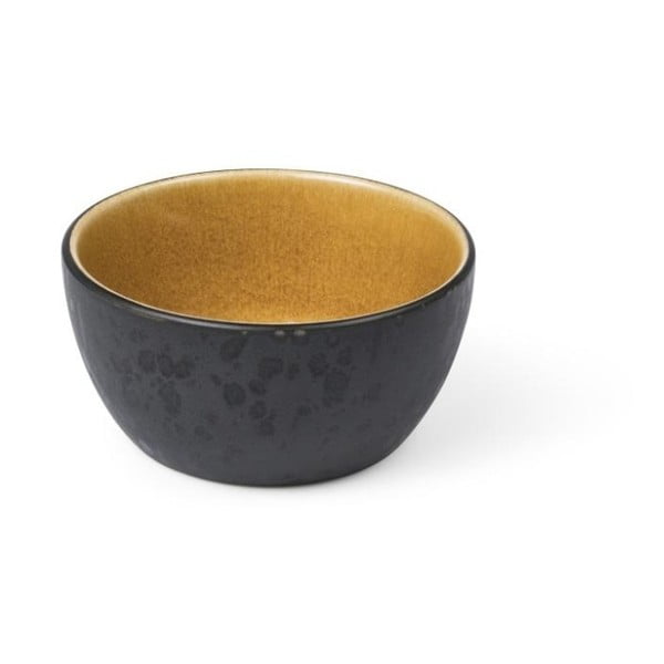 Ciotolina nera/color ambra in gres 200 ml Black/Amber – Bitz-image-1