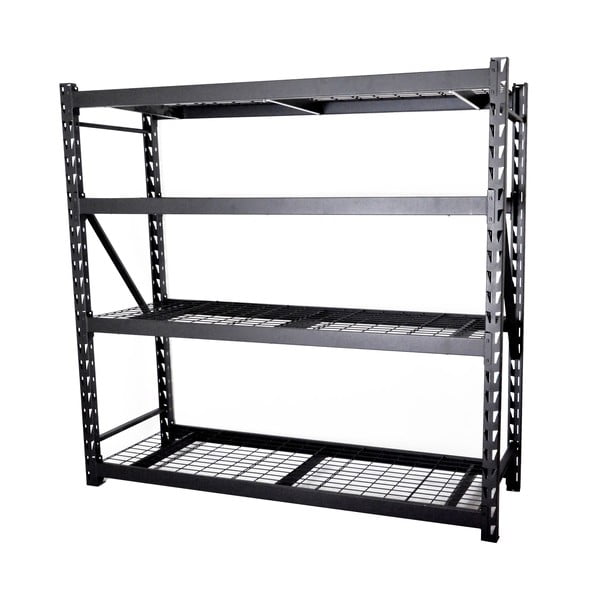 Portaoggetti in metallo nero 196x183 cm - Rojaplast