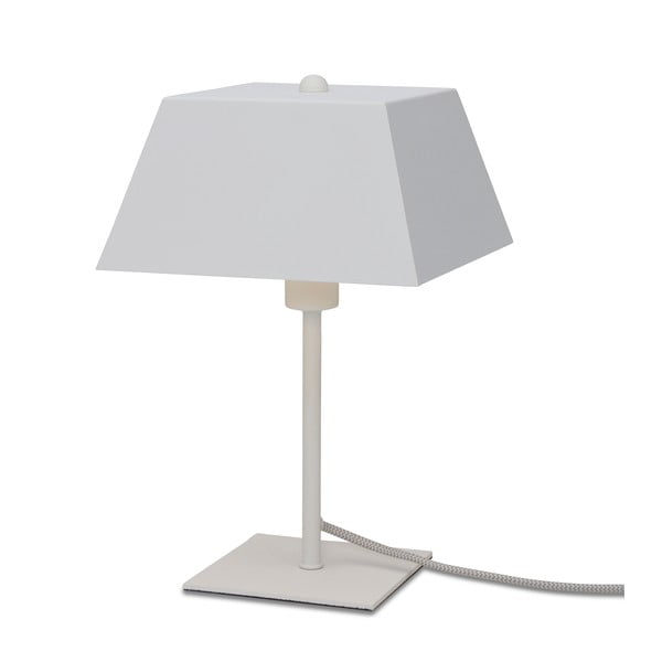 Lampada da tavolo bianca con paralume in metallo (altezza 31 cm) Perth - it's about RoMi