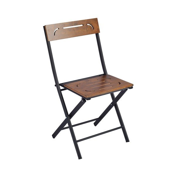 Set da pranzo da giardino marrone scuro per 2 persone Bistro - Floriane Garden-image-4