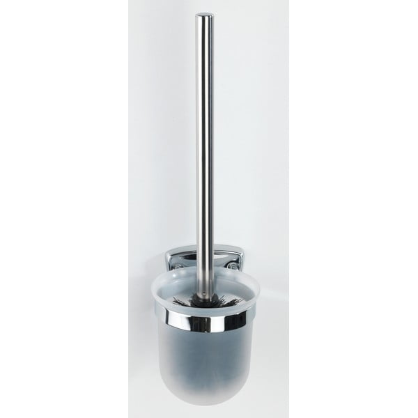 Scopino a parete con manico in acciaio inossidabile Basic - Wenko-image-1