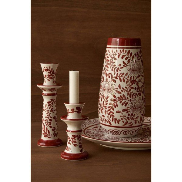 Vaso rosso (altezza totale 26 cm) Melissa – Ellos Home-image-2