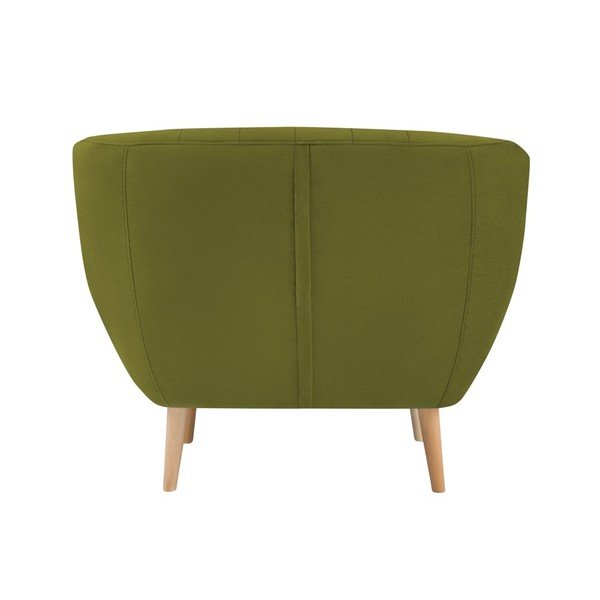 Poltrona in velluto verde Sardaigne - Mazzini Sofas-image-4