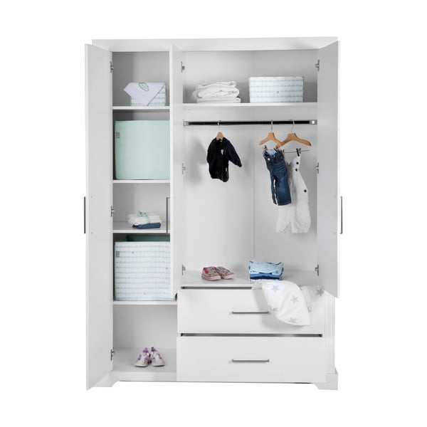 Armadio bianco per bambini 139x199 cm Maxi - Roba-image-3