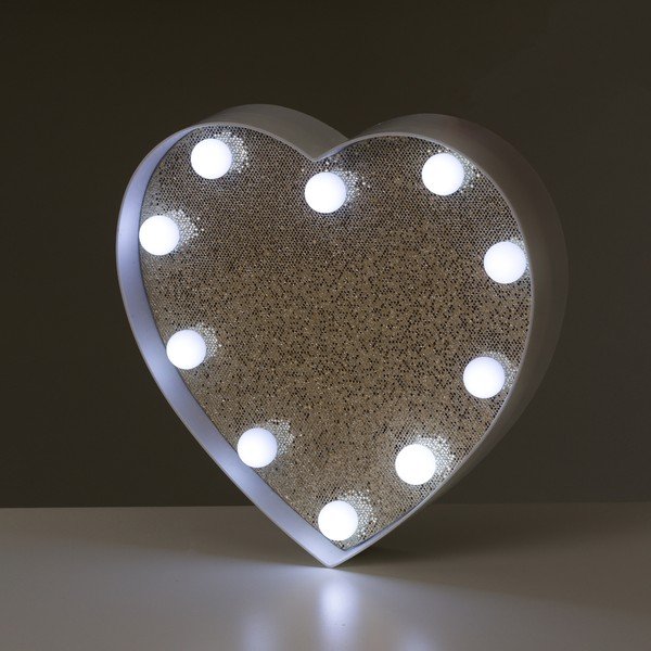 Set di 3 luci LED bianche di forme diverse Unimasa Estrella - Casa Selección-image-1