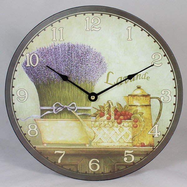 Hodiny Lavande, 30 cm