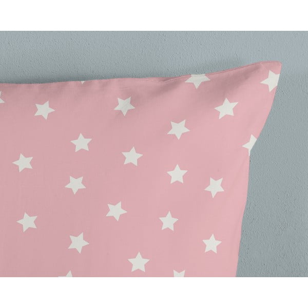 Set copripiumino e federa da bambini rosa in cotone per letto singolo 140x200 cm Molly – Good Morning-image-3