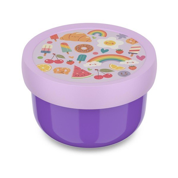 Portapranzo per bambini viola in plastica Food Fest – Mepal