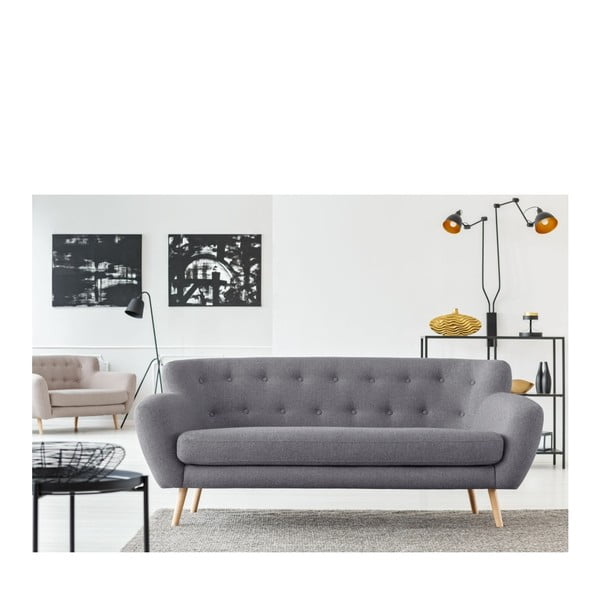Divano Cosmopolitan design grigio , 192 cm London - Cosmopolitan Design-image-3
