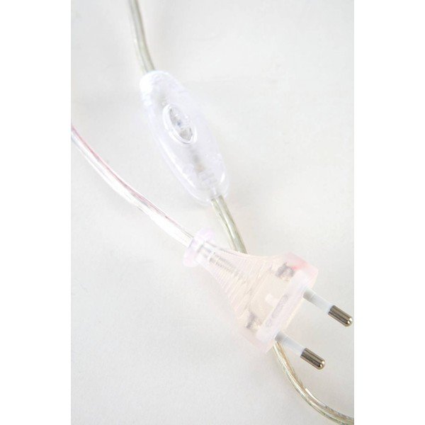 Lampada da tavolo beige/color argento lucido in tessuto (altezza totale 39 cm) Lasse – Jotex-image-3