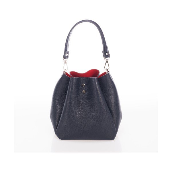 Borsa in pelle blu Acca - Giorgio Costa-image-1