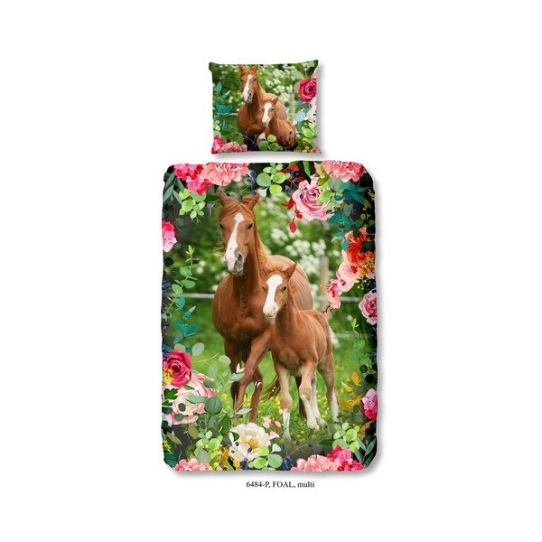 Biancheria da letto in cotone per bambini Foal, 140 x 200 cm - Good Morning