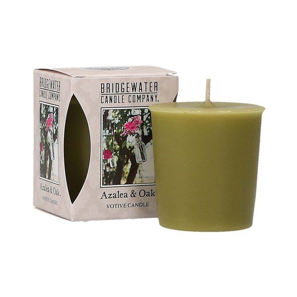 Candela votiva Azalea e quercia, durata di combustione 15 ore Azalea and Oak - Bridgewater Candle Company
