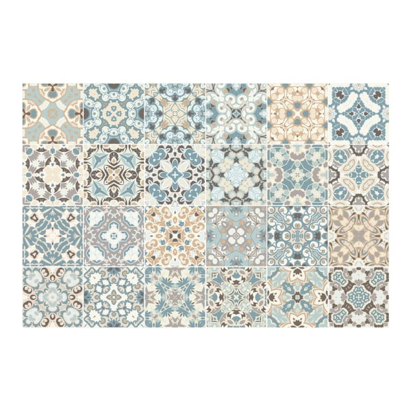 Set di 24 adesivi murali decorativi Underwater Garden, 15 x 15 cm - Ambiance-image-2