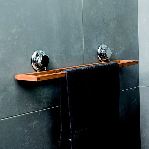 Porta asciugamani a parete in bambù Spa - Compactor-image-1