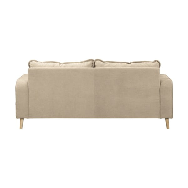 Divano beige 193 cm Beata - Ropez-image-4