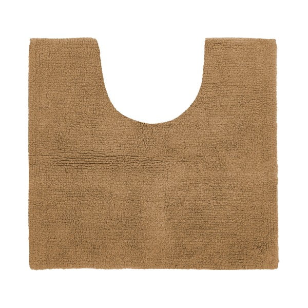 Tappeto da bagno marrone cognac 50x45 cm Riva - Tiseco Home Studio