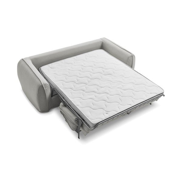 Divano grigio chiaro per il riposo quotidiano/allungabile 236 cm Archimede – Bobochic Paris-image-4